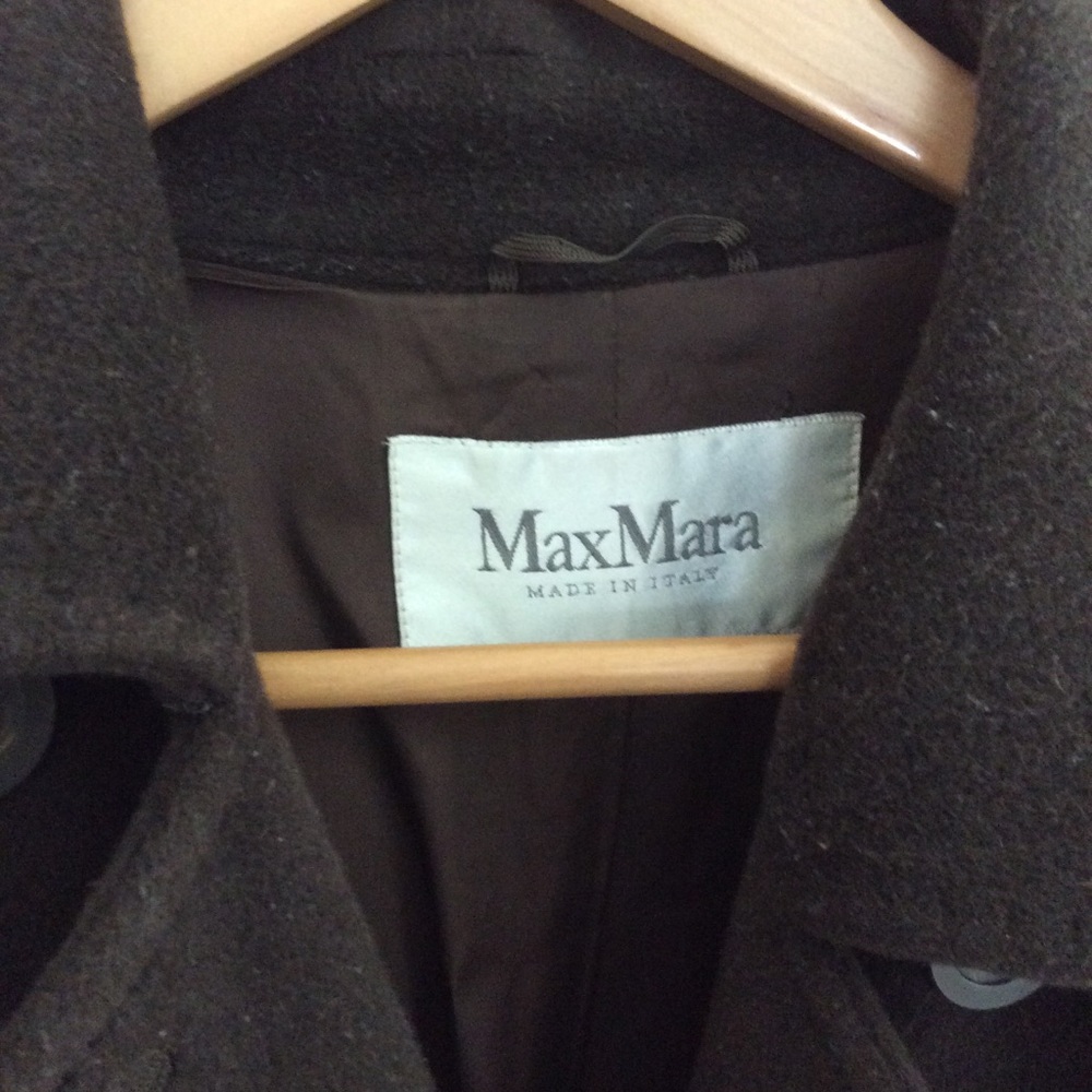 Felt wool coat.